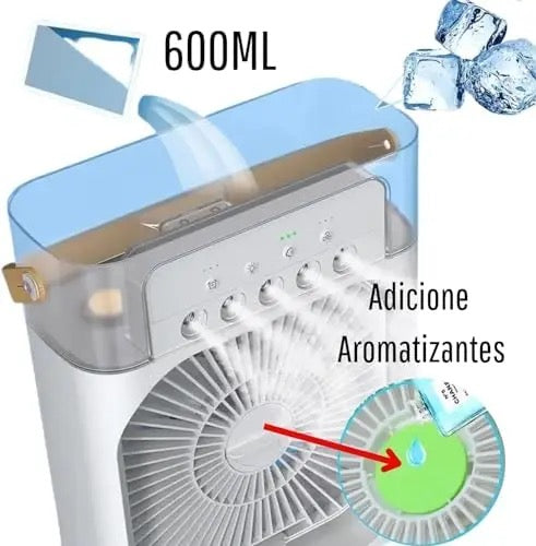 Mini climatizador portátil + (FRETE GRÁTIS)