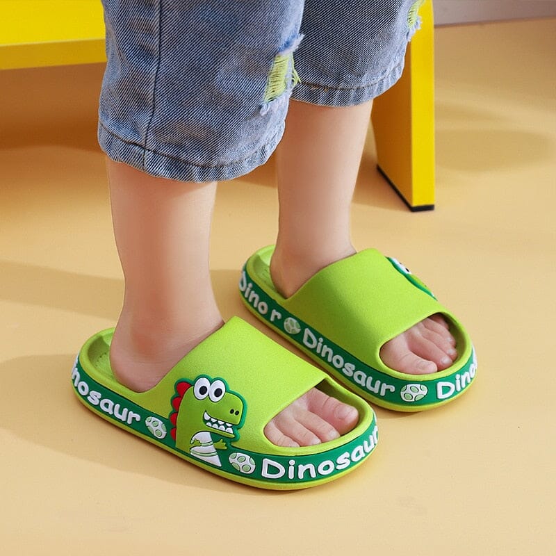 Chinelo Infantil Antiderrapante Dino Crocks